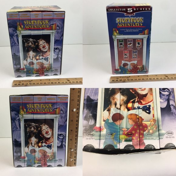 Vtg 2001 Storybook Adventures Set Mercer Mayer 5 VHS Tapes Sealed Family Kids - Picture 3 of 10